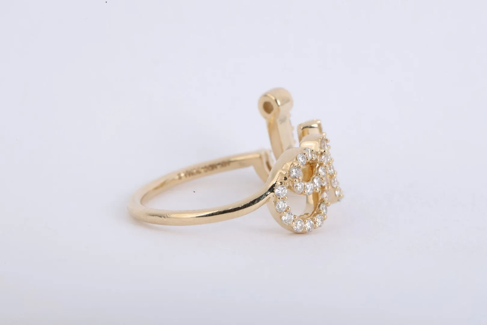 14k Yellow Gold 0.45tcw Diamond 