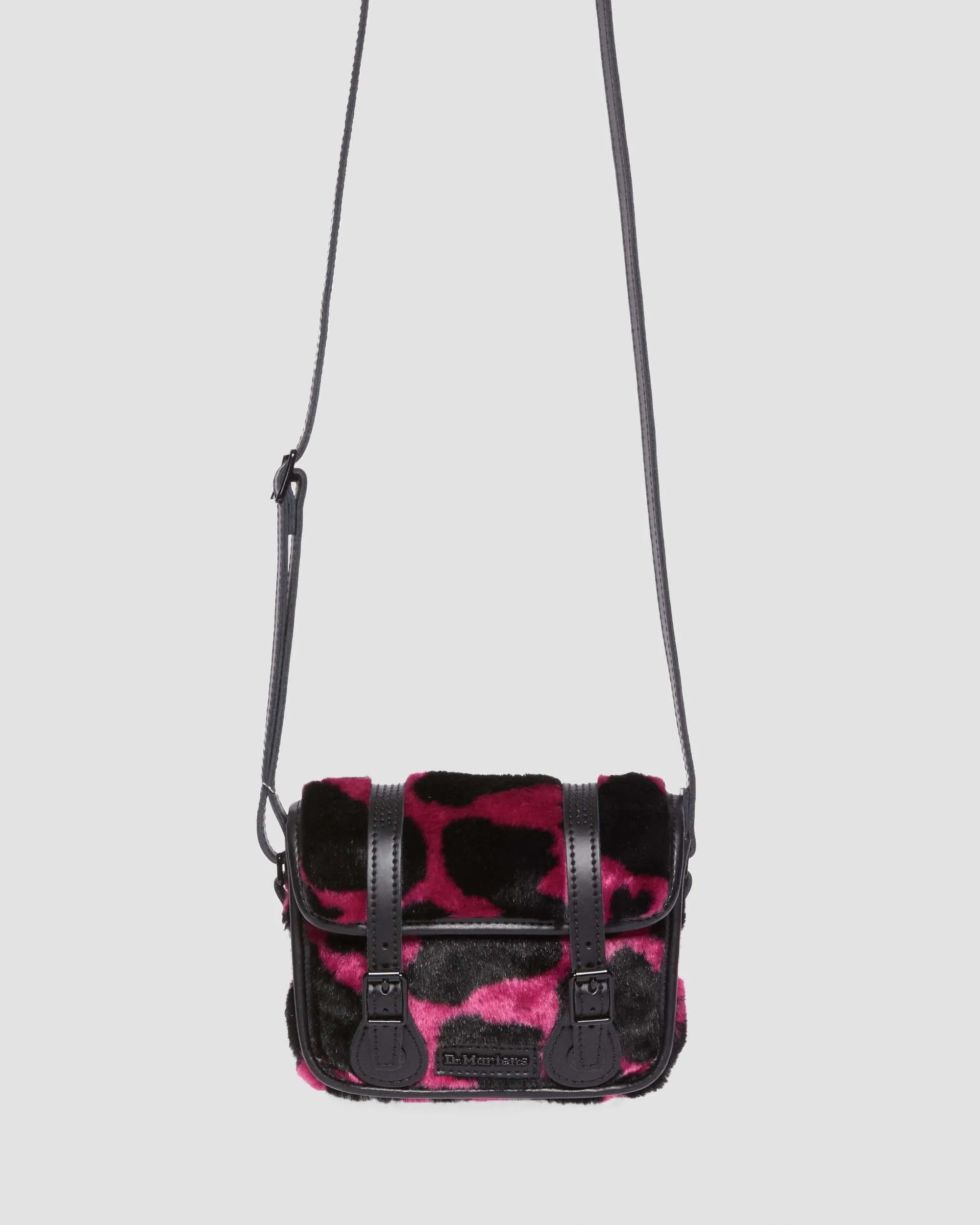 7 Inch Hair-On Cow Print Crossbody Bag