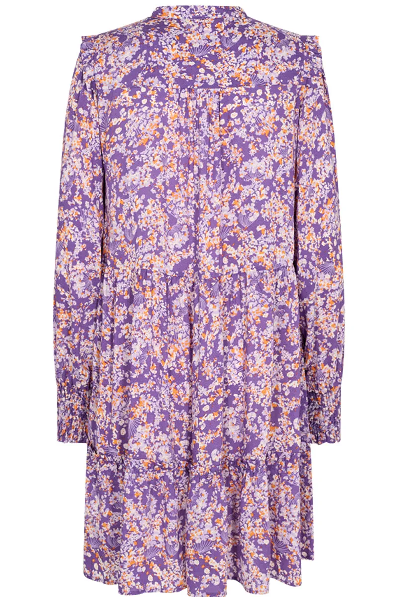 Adney Dress | Royal Lilac w. Lavendula | Kjole fra Freequent