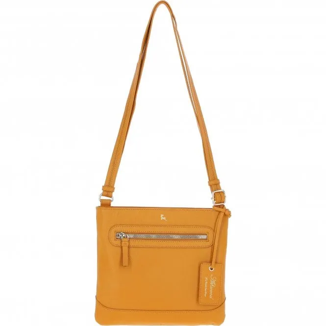 Ashwood Leather Smart Crossbody Bag Mustard: 64638/cb-9