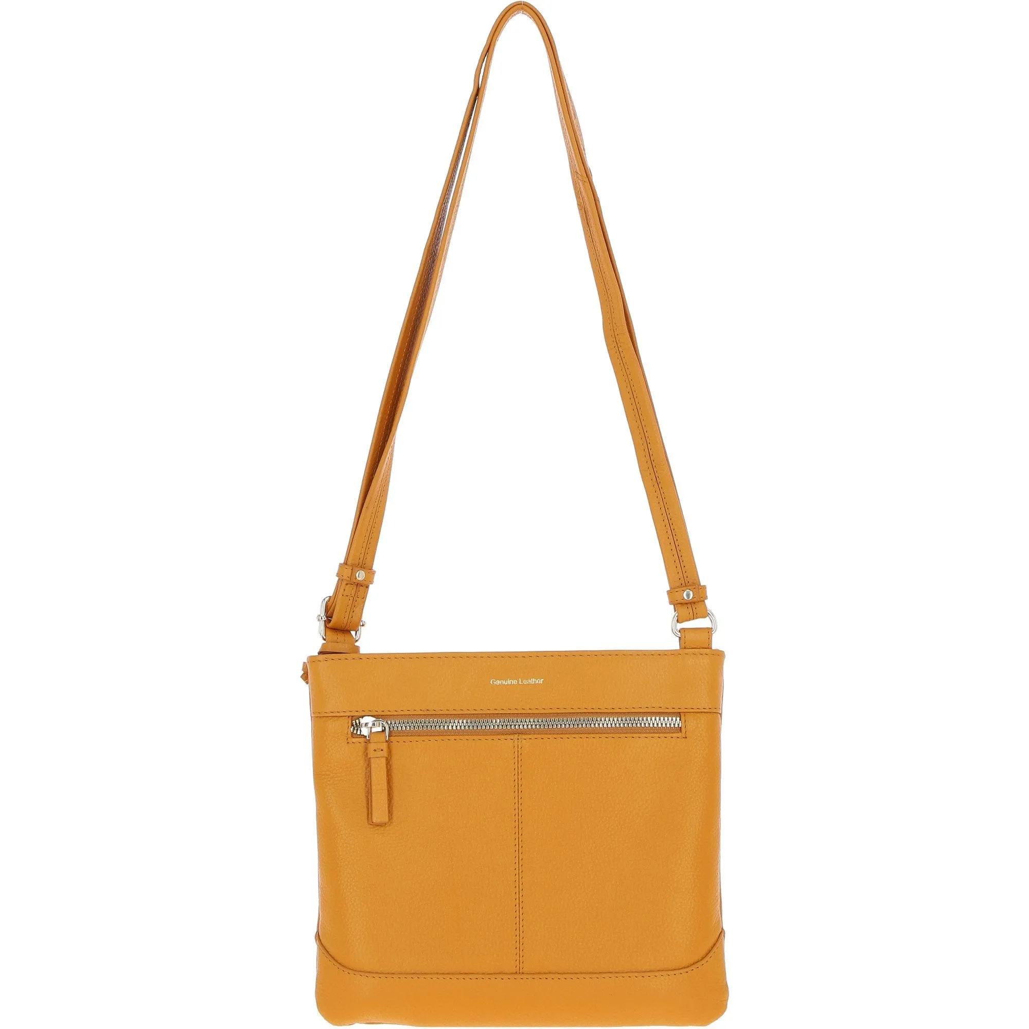 Ashwood Leather Smart Crossbody Bag Mustard: 64638/cb-9