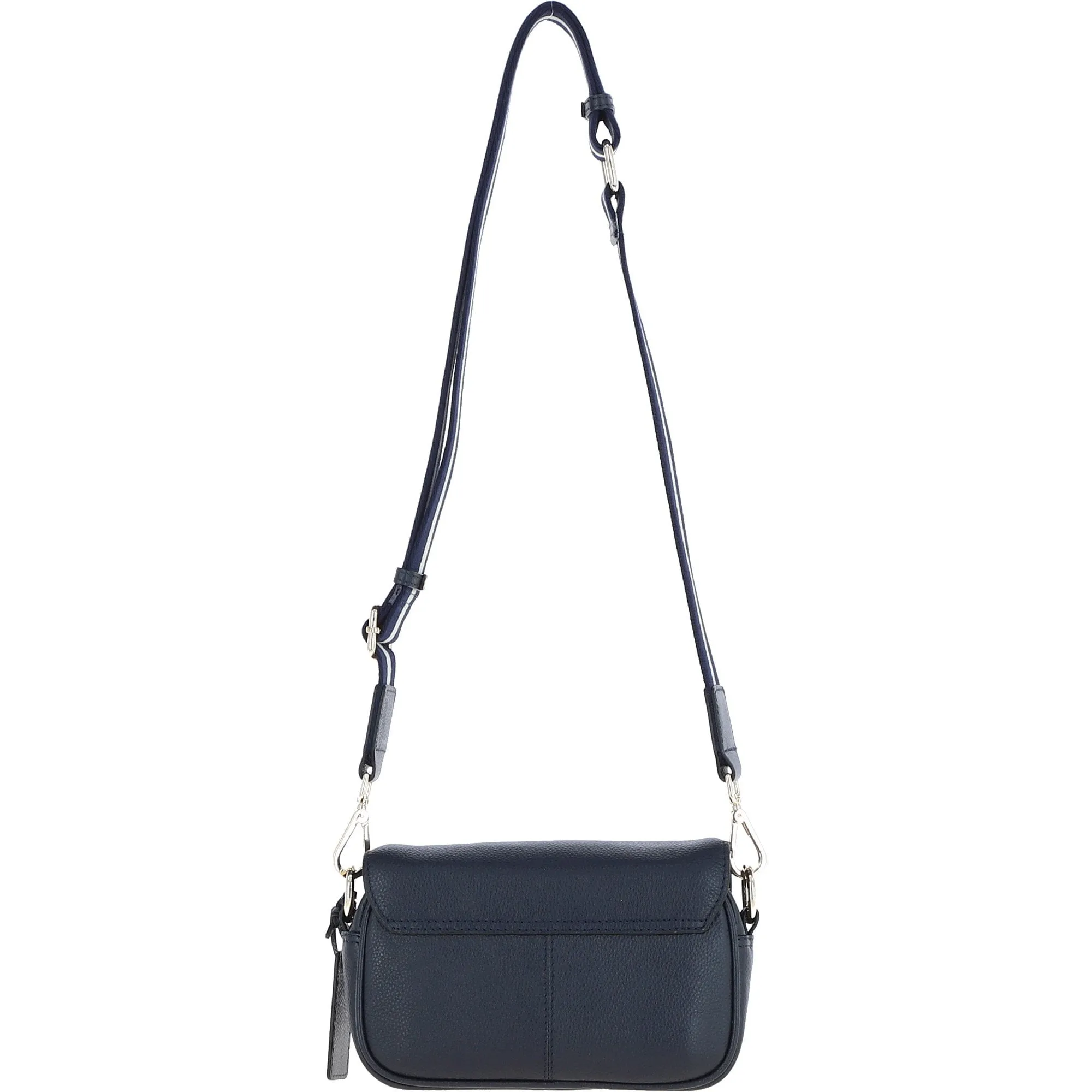 Ashwood Real Leather Flapover Crossbody Bag Cotswold Navy: 64295