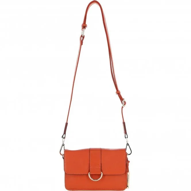 Ashwood Real Leather Small Crossbody Bag Mandarin: 64297