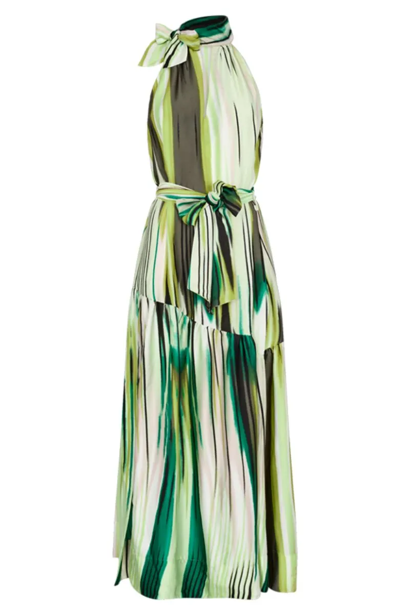 Asla Dress | Verdant Green w. Jet Stream | Kjole fra Copenhagen Muse