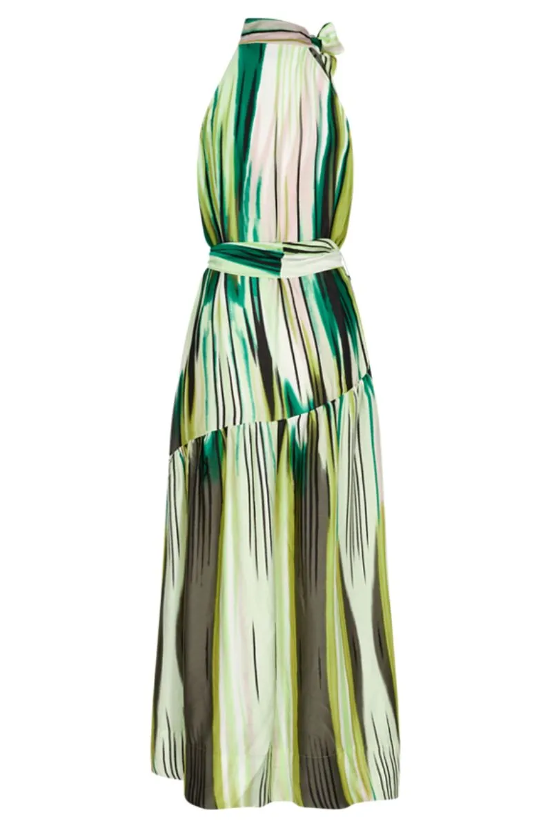 Asla Dress | Verdant Green w. Jet Stream | Kjole fra Copenhagen Muse