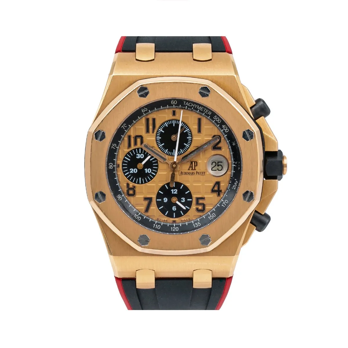 Audemars Piguet Royal Oak Offshore 26470OR 42MM Rose Gold Dial With Rubber Bracelet