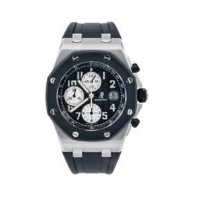 Audemars Piguet Royal Oak Offshore Chronograph 25940SK 42MM Black Dial With Rubber Bracelet