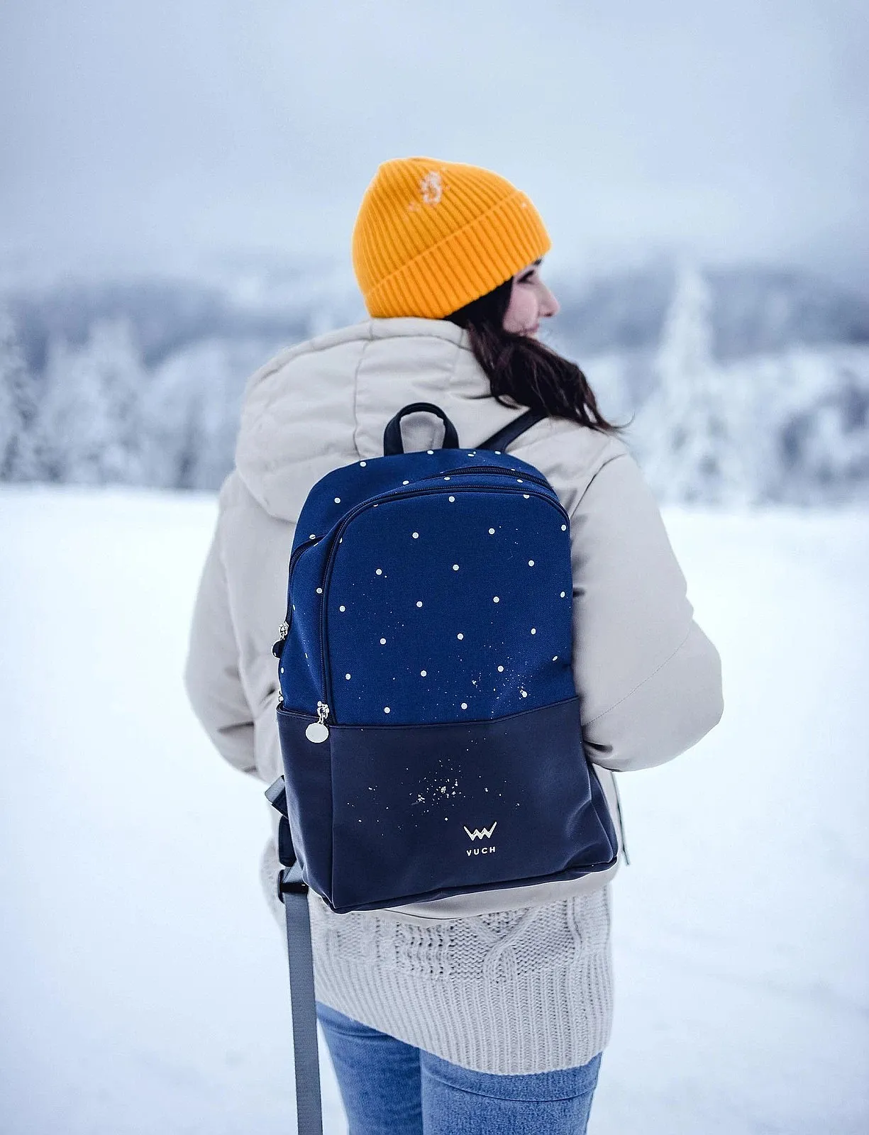 backpack Vuch Drizzle - Blue/Dots - women´s