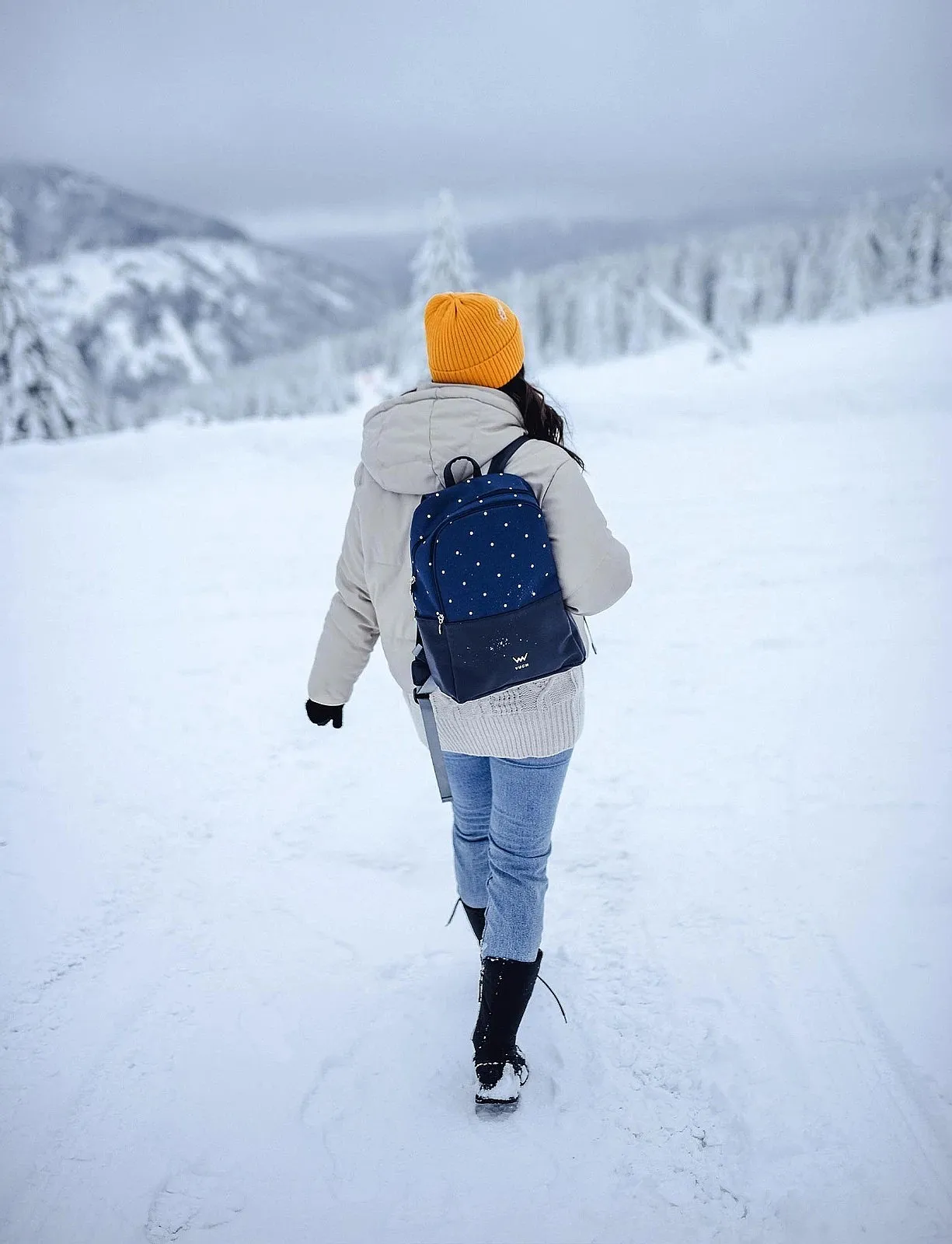 backpack Vuch Drizzle - Blue/Dots - women´s