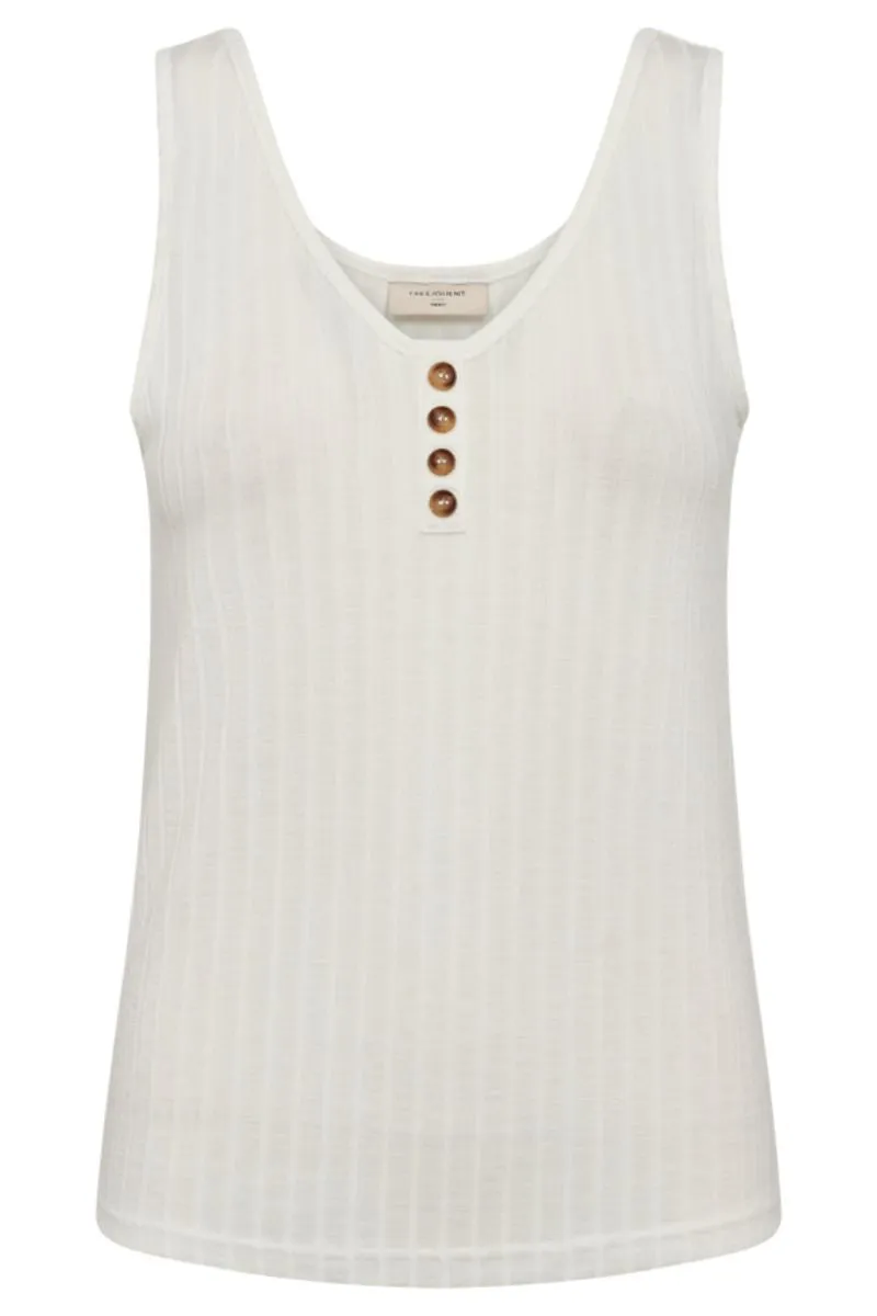 Basac Top | Brilliant white | Top fra Freequent