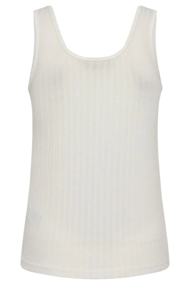 Basac Top | Brilliant white | Top fra Freequent