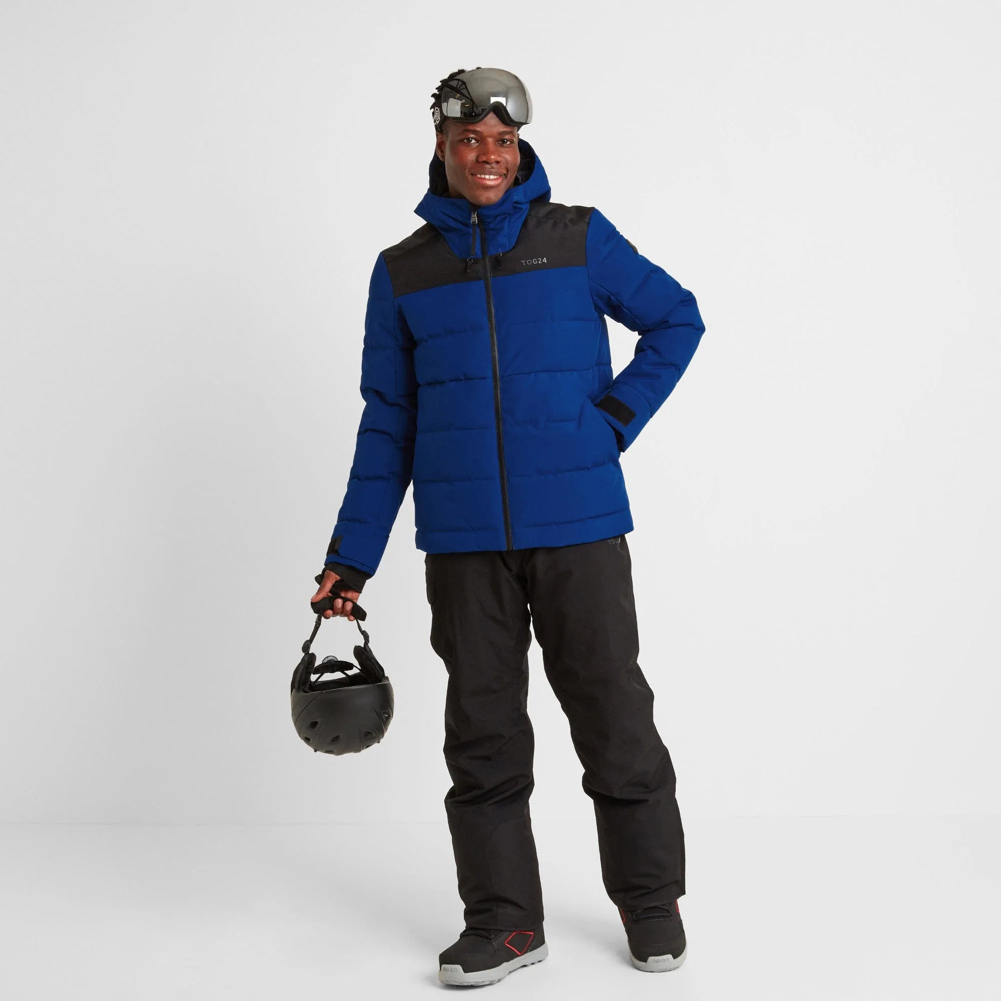 Berg Mens Insulated Padded Ski Jacket - Royal Blue