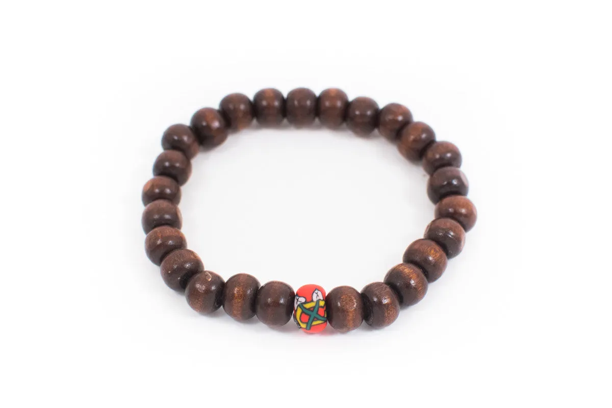 Blackhawks Wood Bracelets