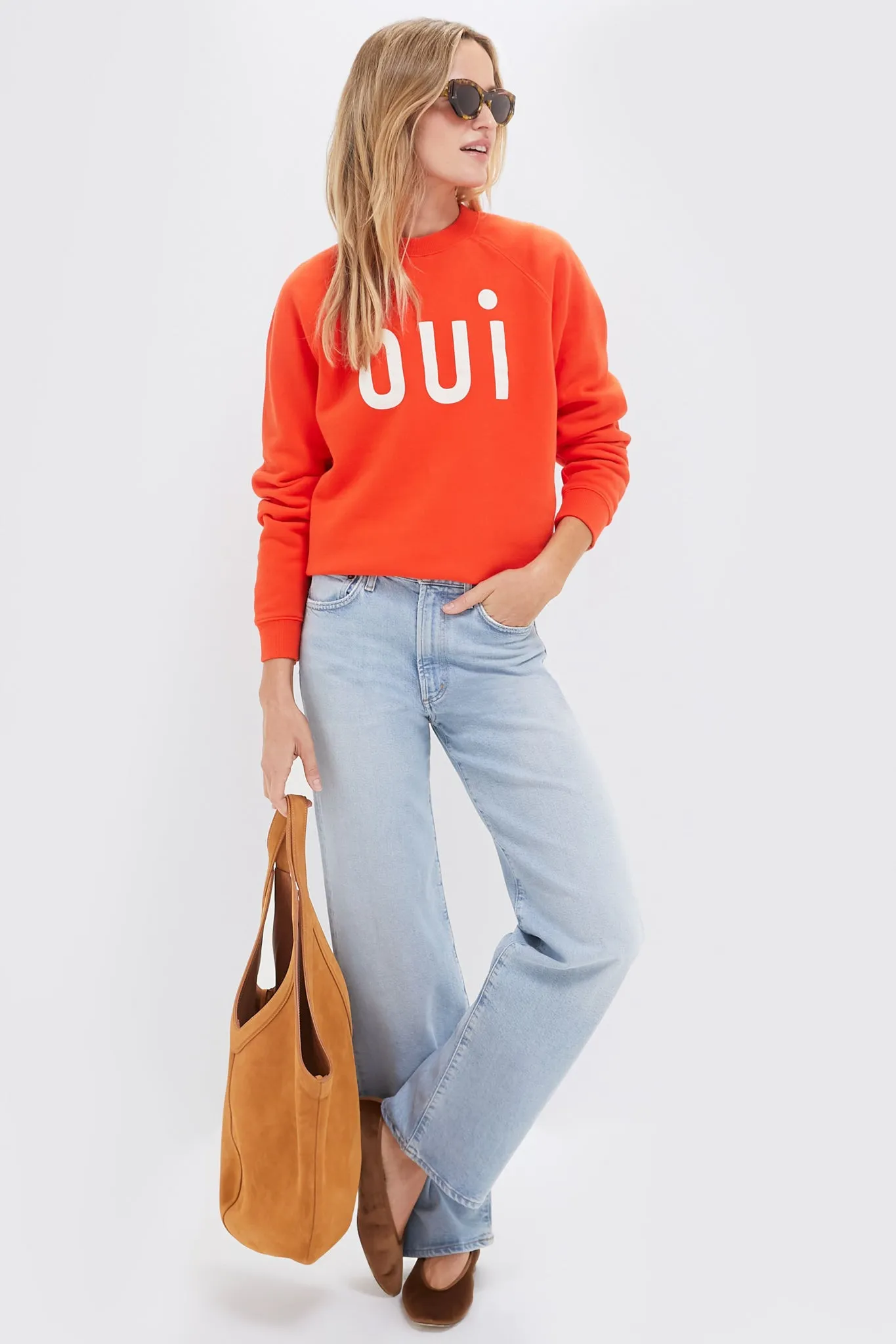 Blood Orange Oui Sweatshirt