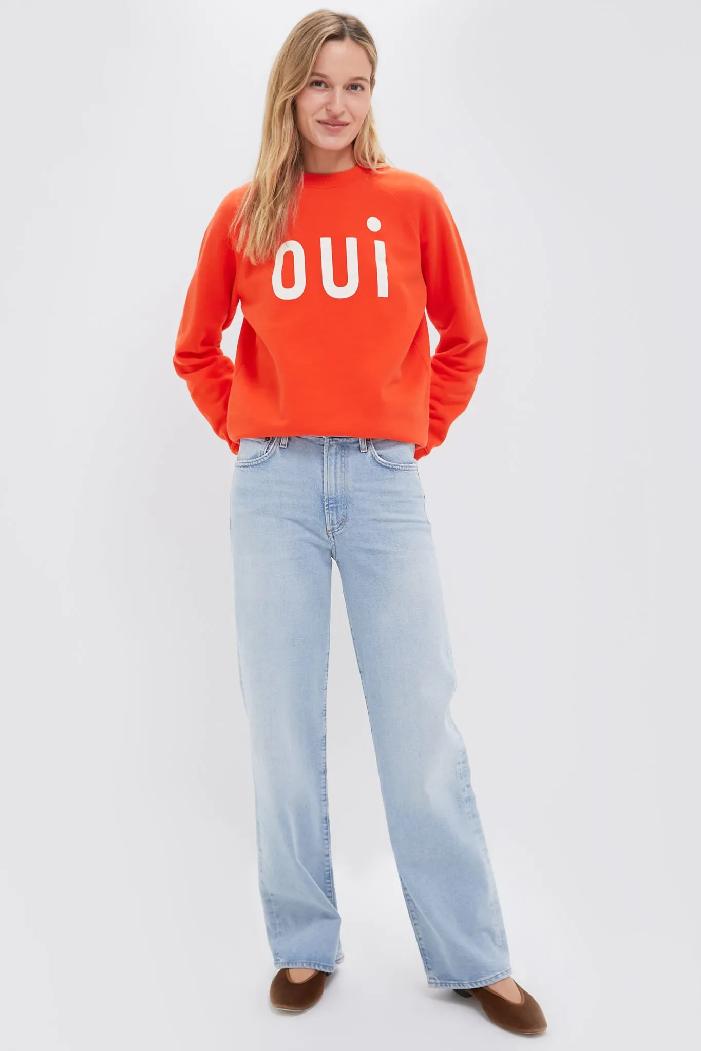 Blood Orange Oui Sweatshirt