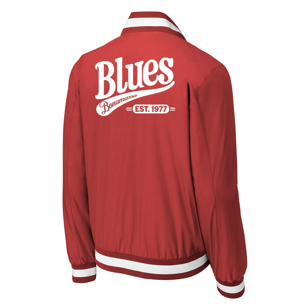 Blues Est 1977 Insulated Varsity Jacket (Men)