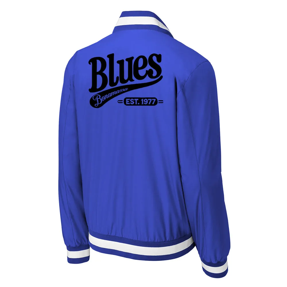 Blues Est 1977 Insulated Varsity Jacket (Men)