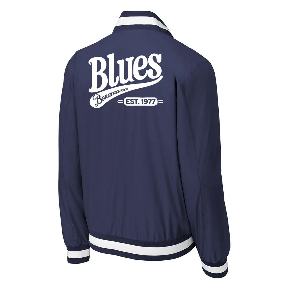 Blues Est 1977 Insulated Varsity Jacket (Men)