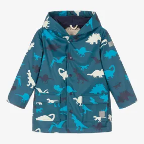 Boys Blue Real Dinos Raincoat 