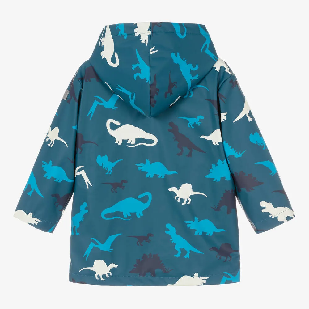 Boys Blue Real Dinos Raincoat 