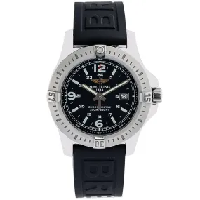 Breitling Colt A74388 44MM Black Dial With Rubber Bracelet