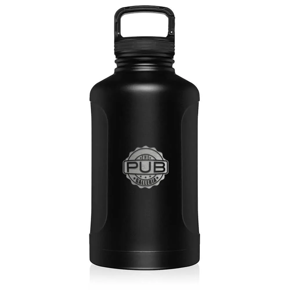 BRUMATE GROWL'R INSULATED 64OZ BEER GROWLER BRU-GROWLBK Black