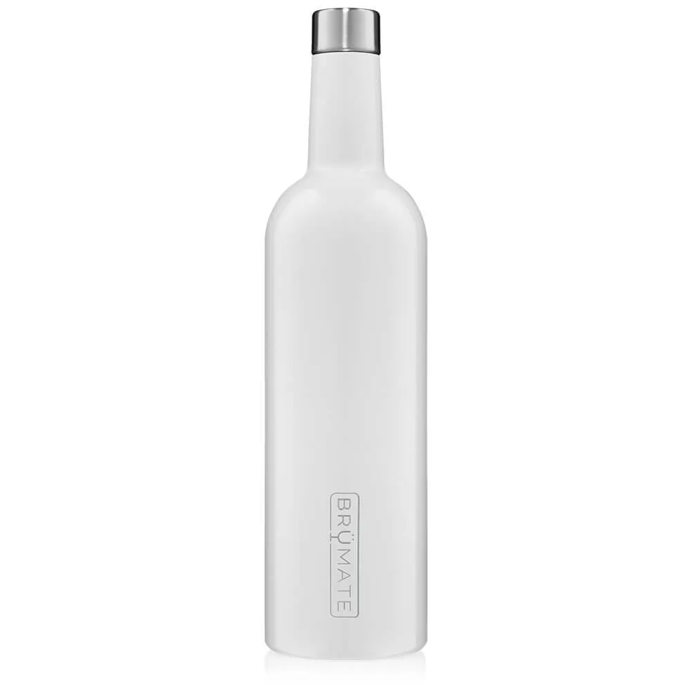 BRUMATE WINESULATOR INSULATED WINE 25OZ CANTEEN BRU-WINEBK White