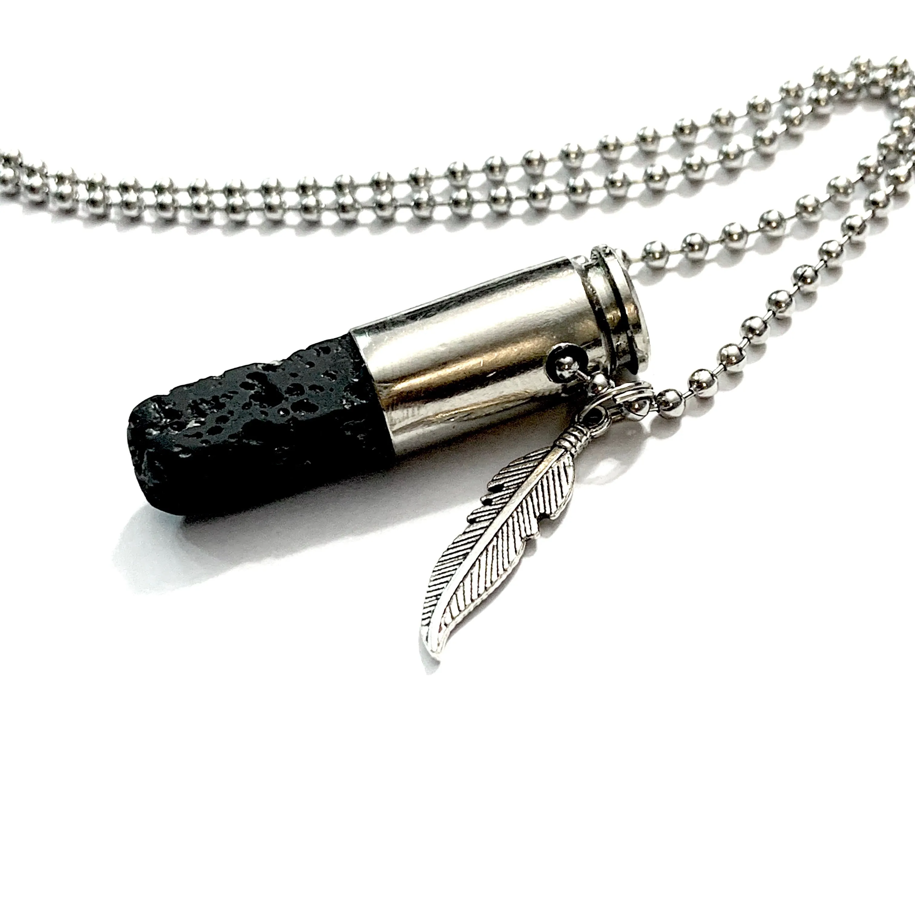 Bulletproof Lava Stone Necklace