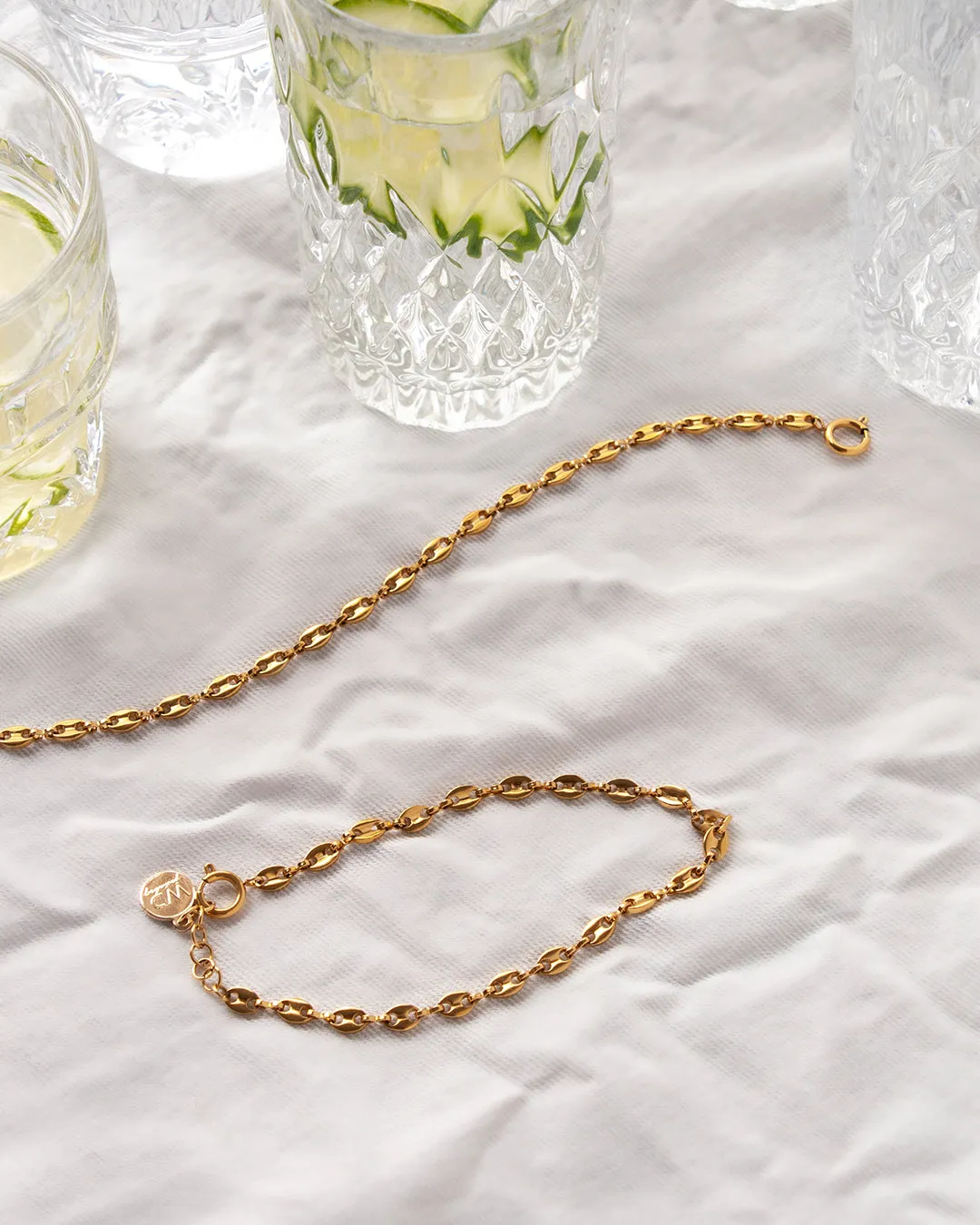 Caffe Gold Anklet