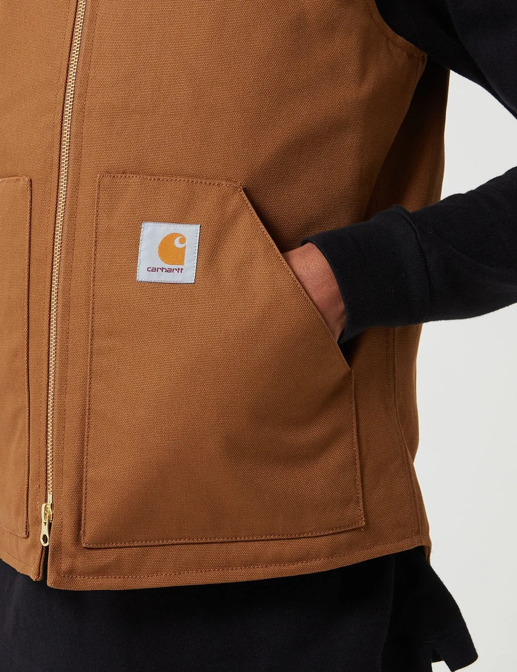 Carhartt-WIP Vest (Lined) - Hamilton Brown Rigid