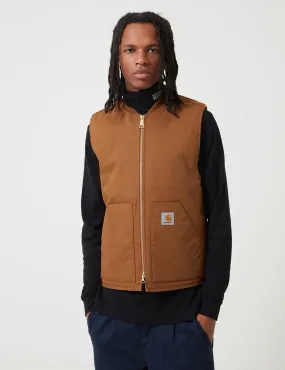 Carhartt-WIP Vest (Lined) - Hamilton Brown Rigid