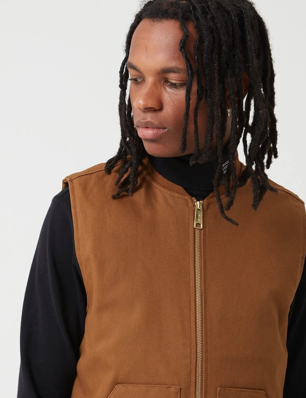 Carhartt-WIP Vest (Lined) - Hamilton Brown Rigid