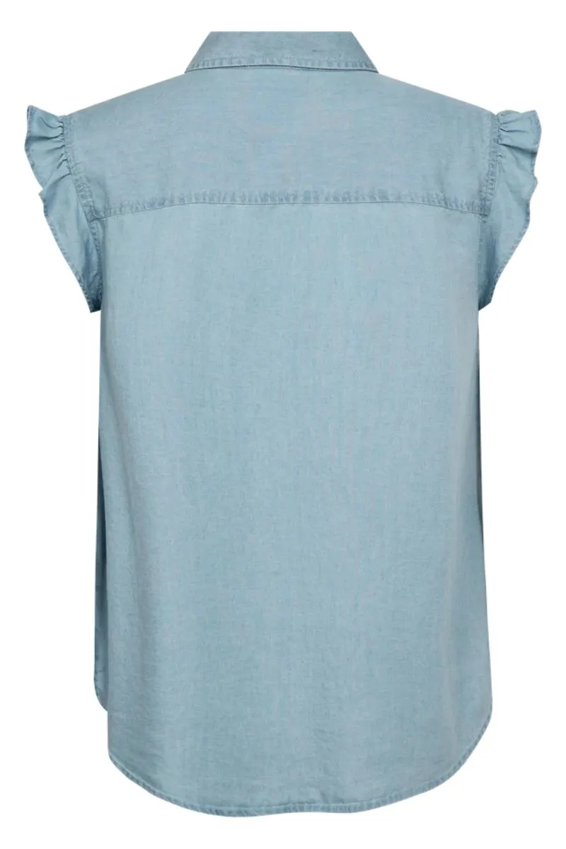 Carly Shirt 204061 | Light Blue Denim | Skjorte fra Freequent