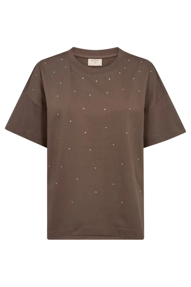 Carol Tee 205697 | Morel | T-Shirt fra Freequent