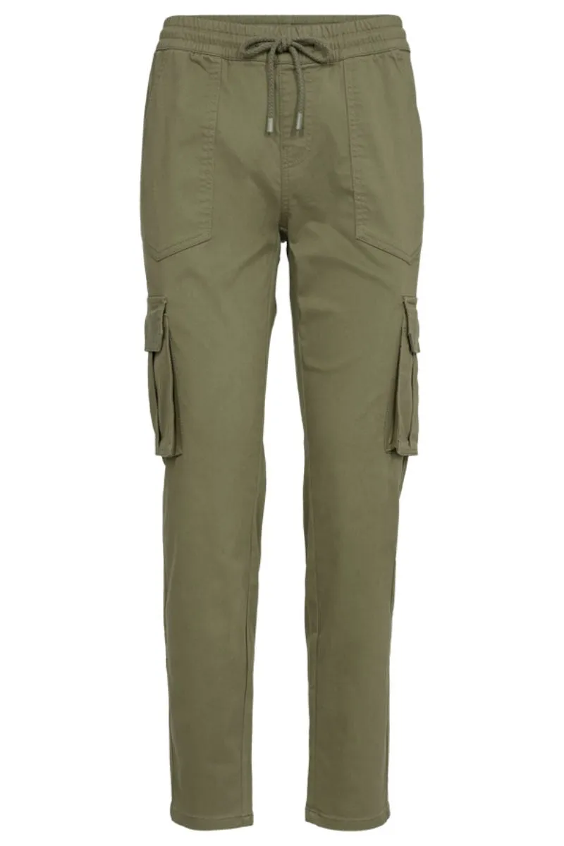 Carolyne Pant | Deep Lichen Green | Bukser fra Freequent