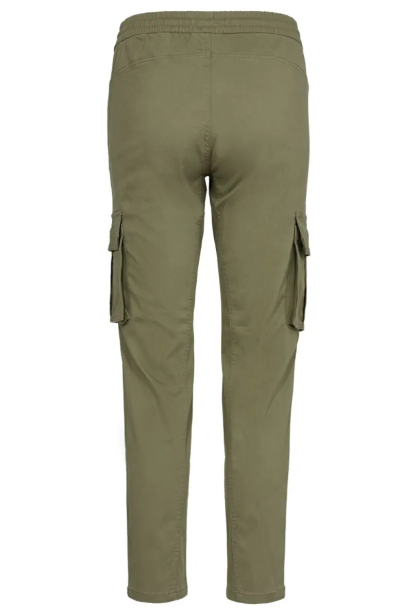 Carolyne Pant | Deep Lichen Green | Bukser fra Freequent