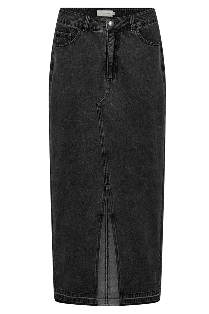 Charlee Long Skirt | Black | Nederdel fra Copenhagen Muse