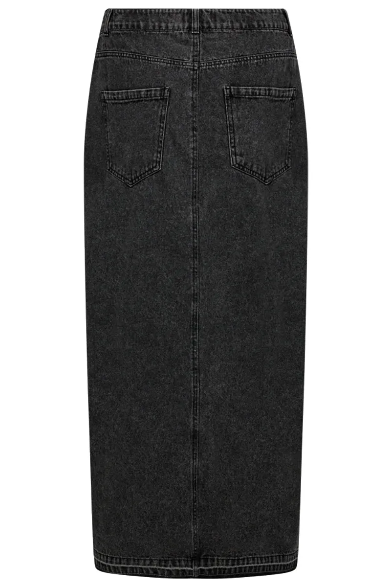 Charlee Long Skirt | Black | Nederdel fra Copenhagen Muse