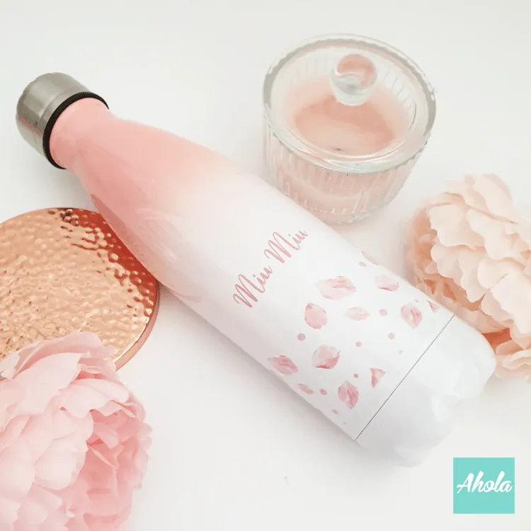 【Cherry Blossom Petals】Stainless Steel Hot or Cold Bottle 不鏽鋼保冷/保温樽