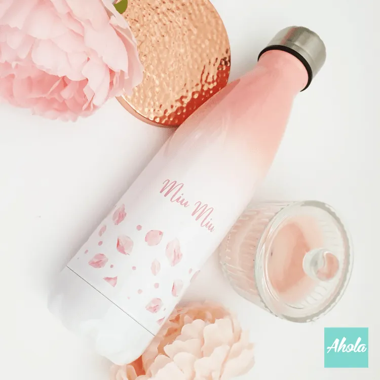 【Cherry Blossom Petals】Stainless Steel Hot or Cold Bottle 不鏽鋼保冷/保温樽