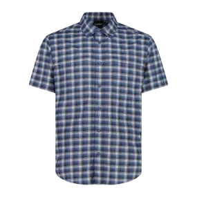 CMP Camicia fantasia check maniche corte trekking Uomo