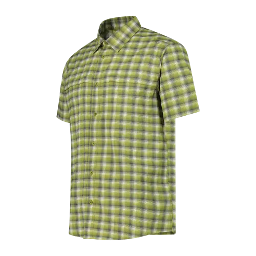 CMP Camicia fantasia check maniche corte trekking Uomo