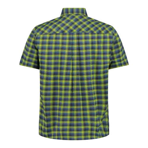 CMP Camicia fantasia check maniche corte trekking Uomo