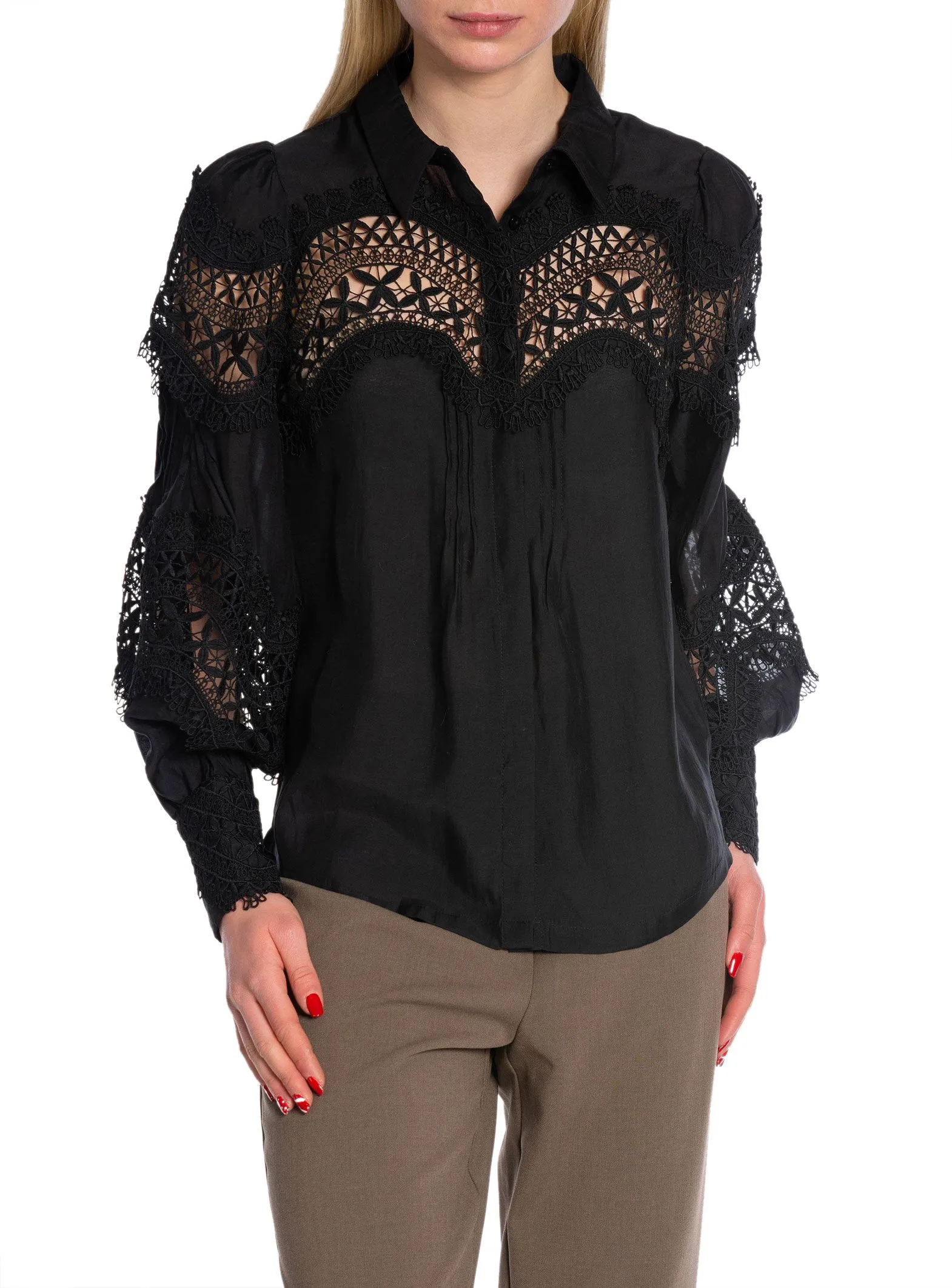 COPENHAGEN MUSE BLOUSE MOLLY JET STREAM