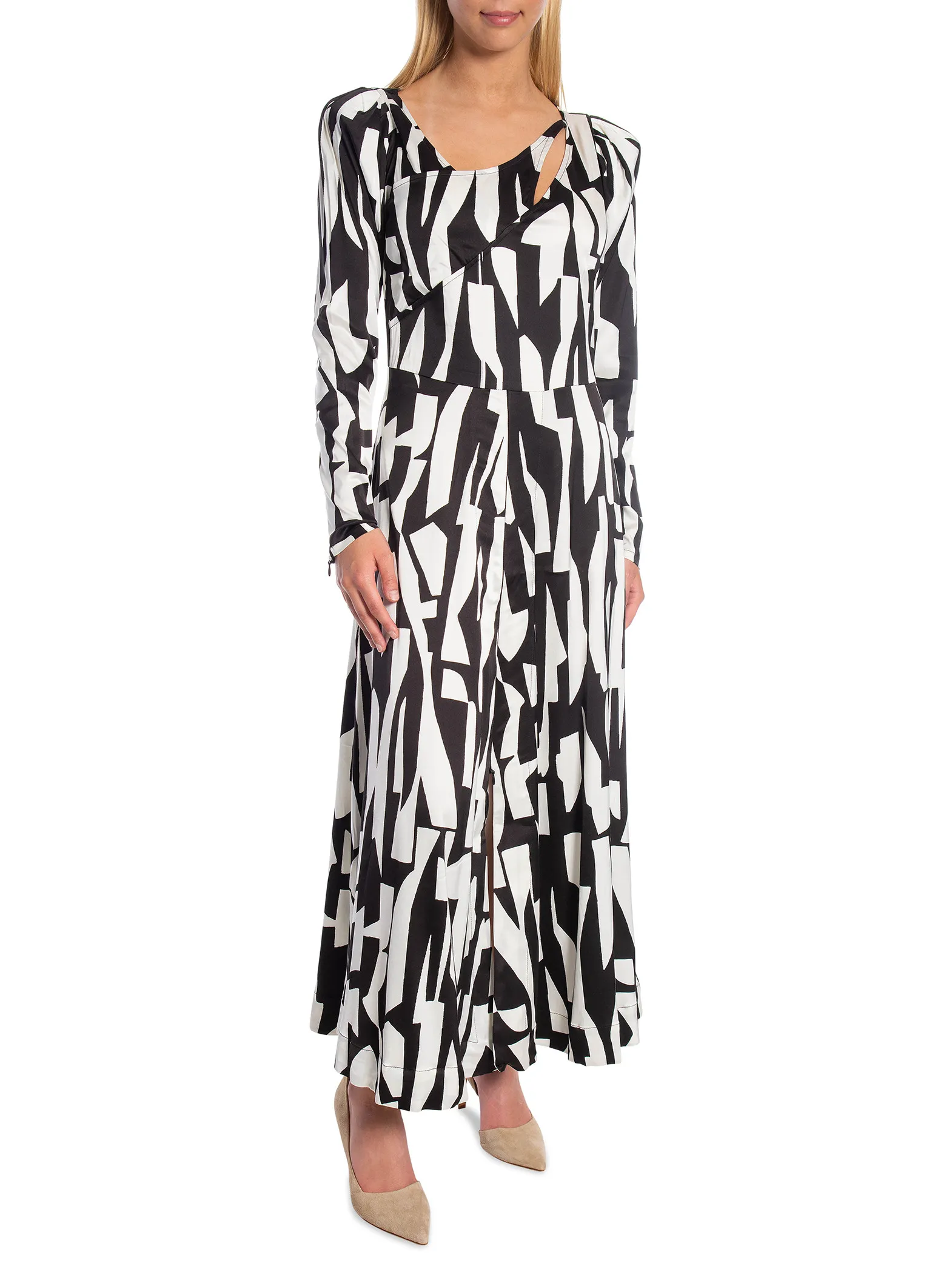 COPENHAGEN MUSE DRESS MERRYSHINE JET STREAM W.BLACK