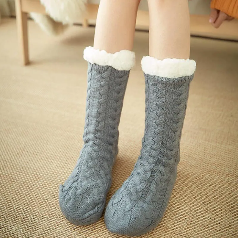 Cozy slippers lined with sherpa for ultimate comfort 