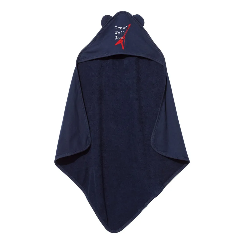 Crawl Walk Jam Hooded Towel