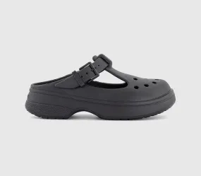 Crocs Classic Mary Jane Clogs Black