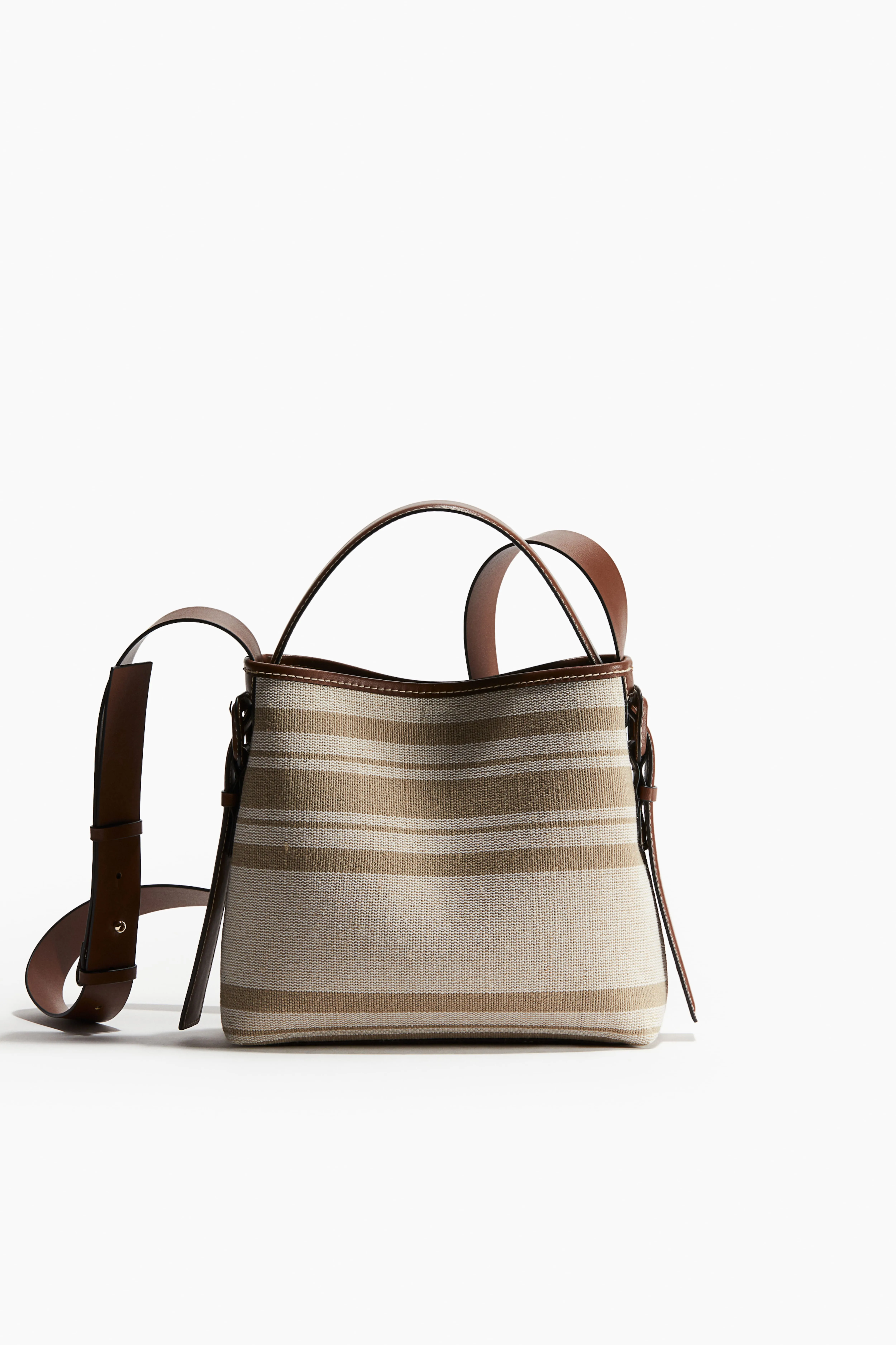 Crossbody bag - Beige/Striped - Ladies | H&M GB