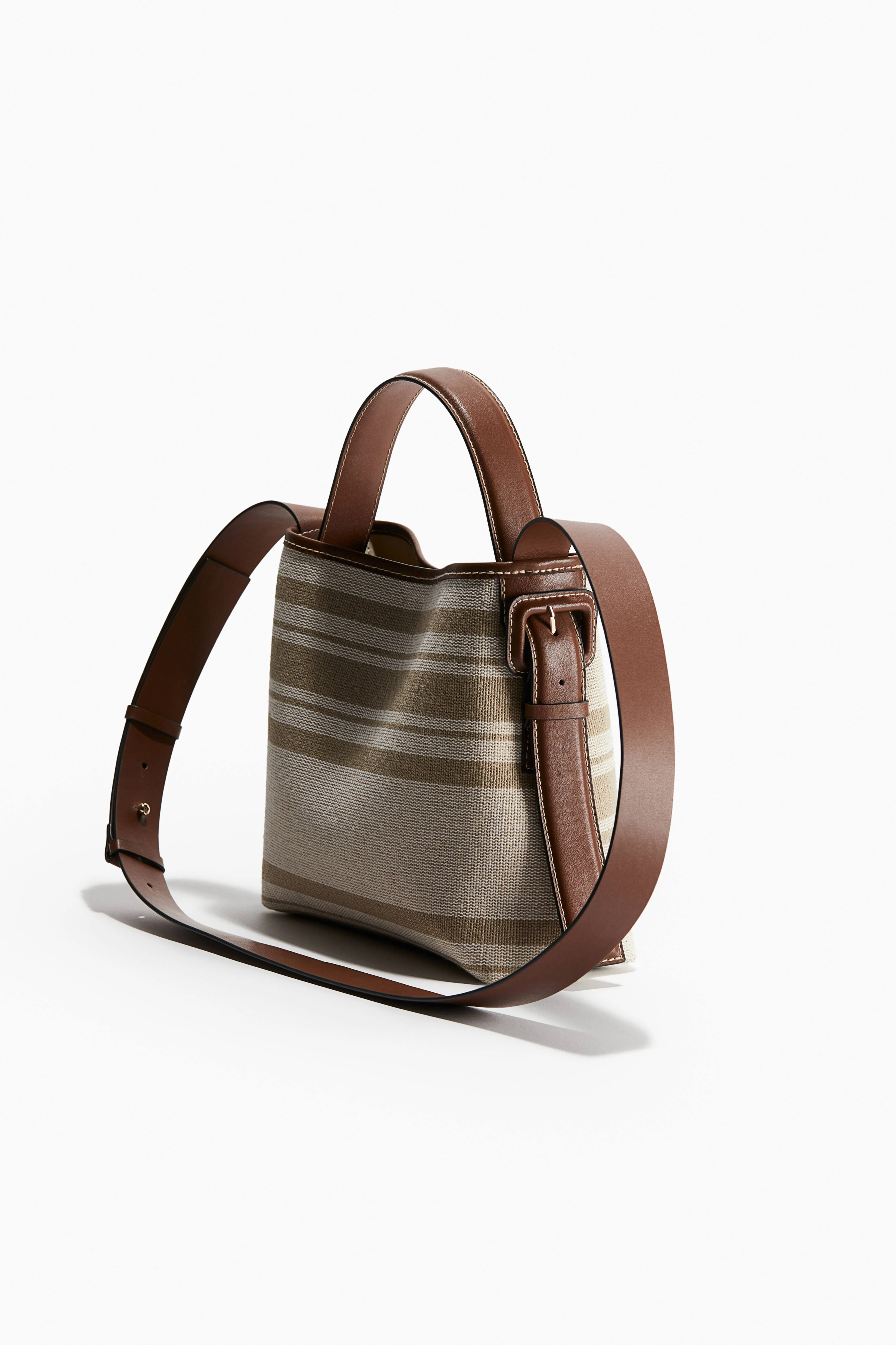 Crossbody bag - Beige/Striped - Ladies | H&M GB